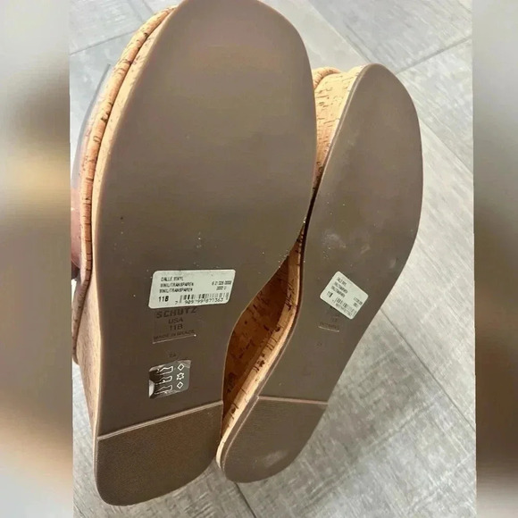 Schutz DALLE VINYL Slip On SANDAL Size 11 $158 LIKE NEW - Picture 6 of 7